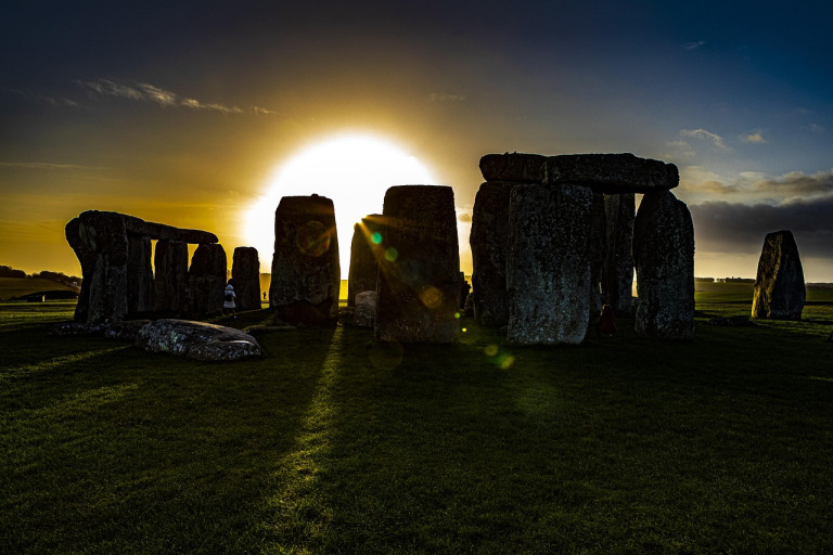 stone circle sunrise