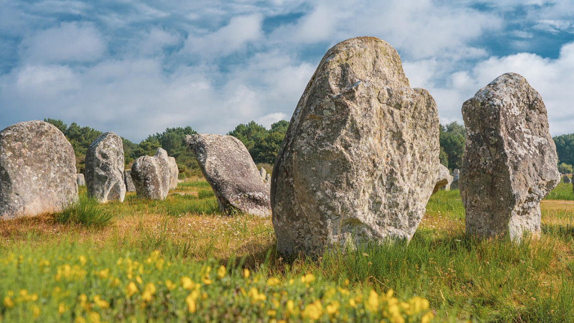 Carnac megaliths standing stones Brittany