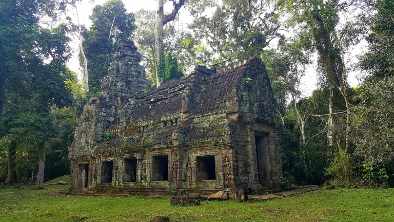 Stone sanctuary in nature
